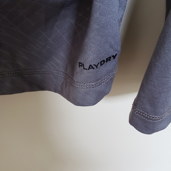 REEBOK Grey Pullover Zip Performance Jacket - Picture 4 of 6